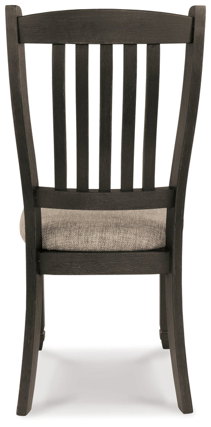 Ashley Furniture - Tyler Creek Upholstered Side Chair - Beige Fabric|Wood - Chairs - Additional View 5