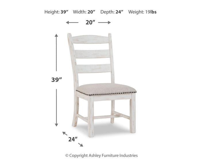 Ashley Furniture - pull from site - Beige Fabric|Wood - Chairs - Additional View 3