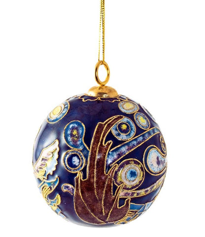 Van Gogh Cloisonne Starry Night Ball Ornament