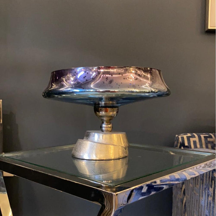 Vase silver base-Renaissance Design Studio
