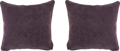 Vivienne Featherblend Pillows (Set of 2) Aubergine