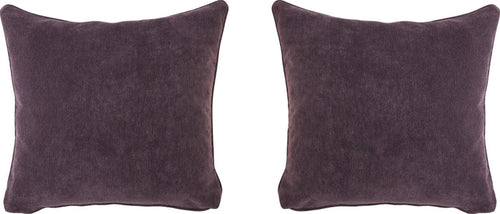 Vivienne Featherblend Pillows (Set of 2) Aubergine