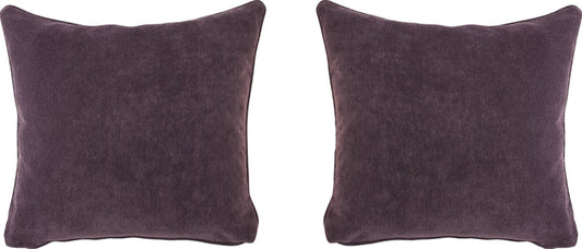 Vivienne Featherblend Pillows (Set of 2) Aubergine