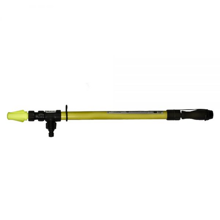Scotty Firefighter 4000 Water Hand Pump shown with lightweight pump body, integrated handle and high visibility yellow adjustable Rocket Nozzle