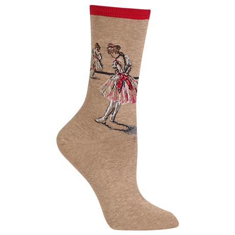 Women's Degas Study Dancer Crew Socks