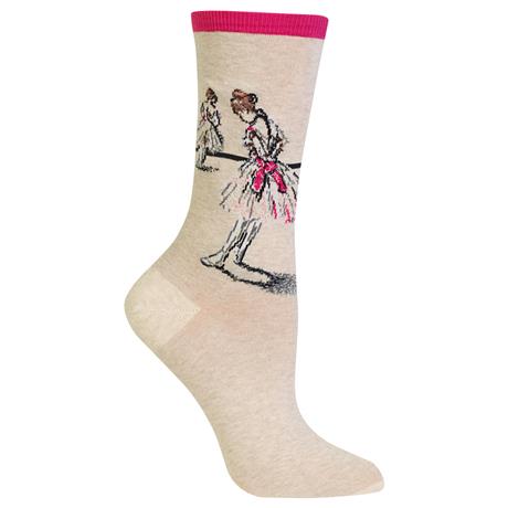 Women's Degas Study Dancer Crew Socks